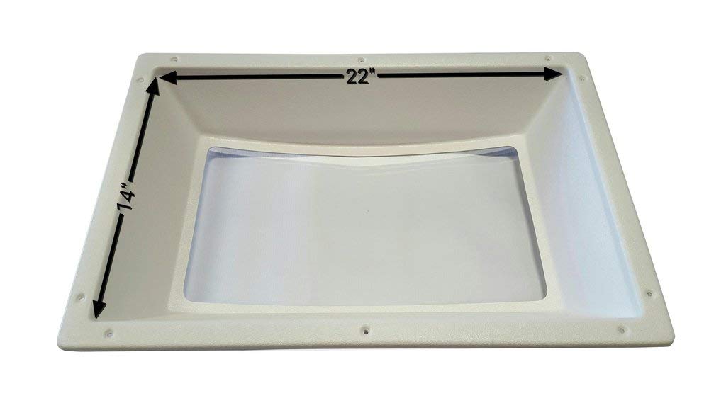 14" X 22" Clear Inner Dome E7493