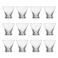 Set of 12 8-Ounce Stemless Martini Glasses Y1664