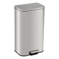 5.2 Gallon Brushed Stainless Steel Trash Can with Soft-Close Lid N3878