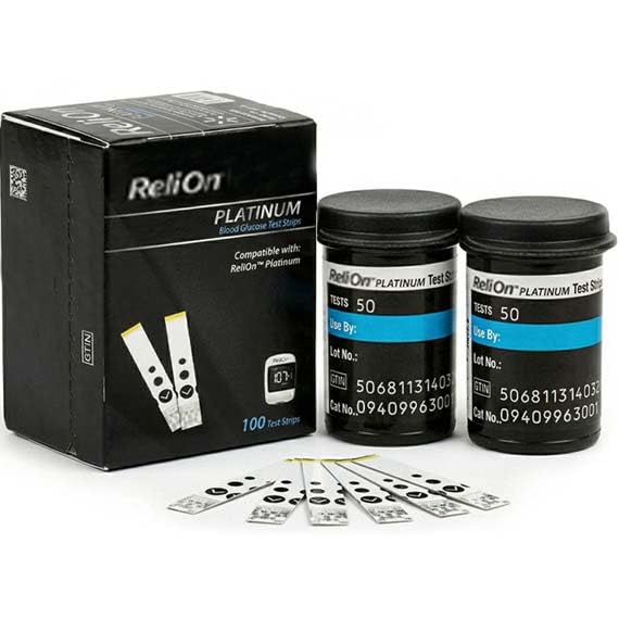 Blood Glucose Test Strips, 100 Count F557602