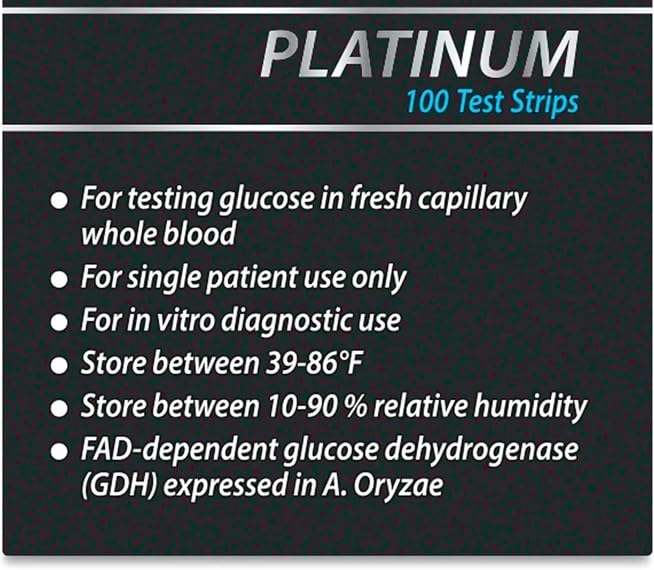 Blood Glucose Test Strips, 100 Count F557602
