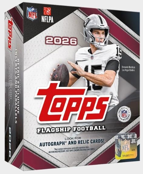 2026 Topps Flagship Football Card MEGA Box J26094