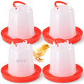4-Pack 1L Poultry Waterer with Handle C572