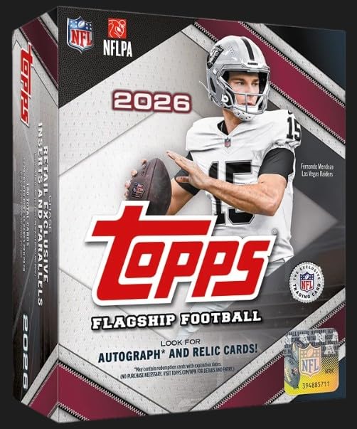 2026 Topps Flagship Football Card MEGA Box J26094