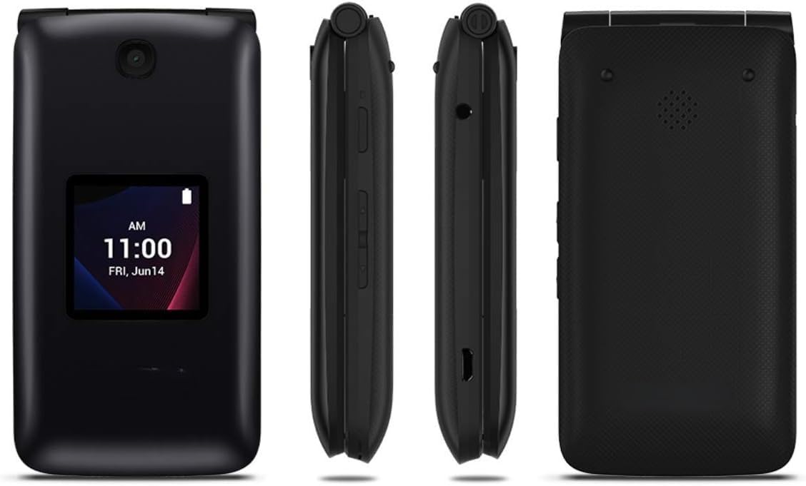 4G LTE Flip Phone Black A472