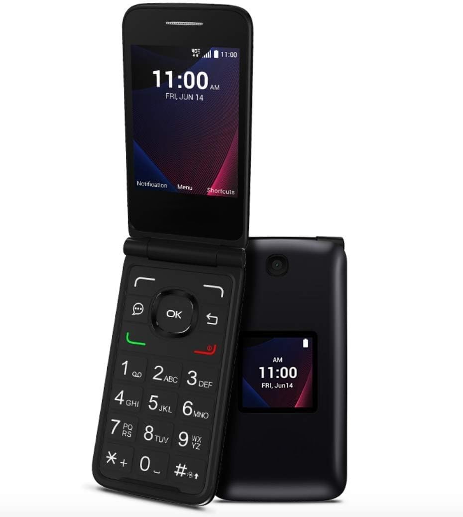 4G LTE Flip Phone Black A472