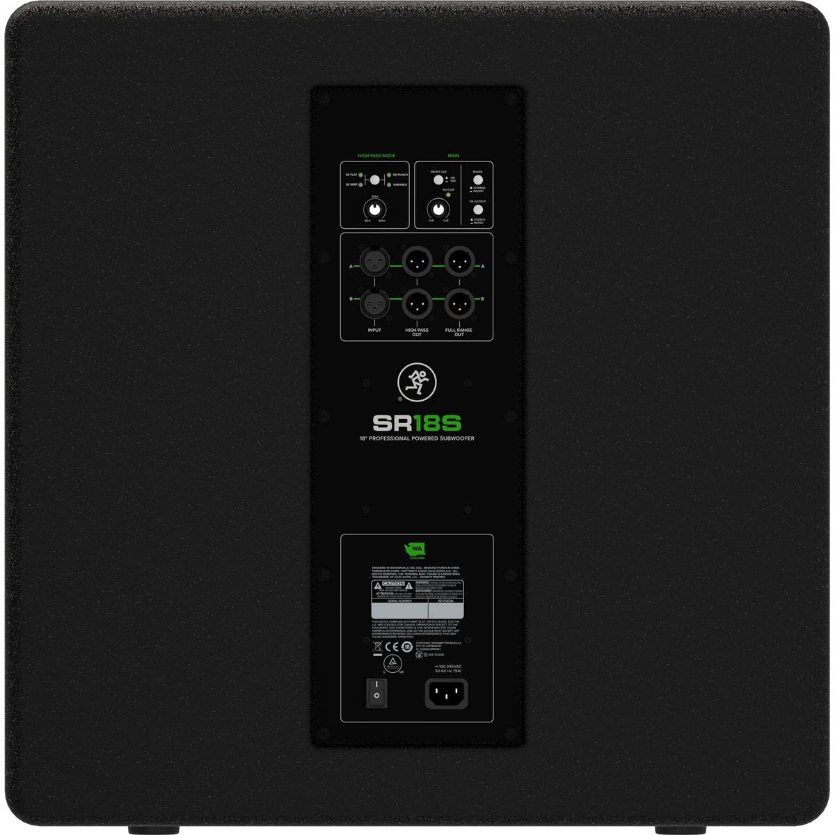 18-Inch 1600W Powered Subwoofer D287