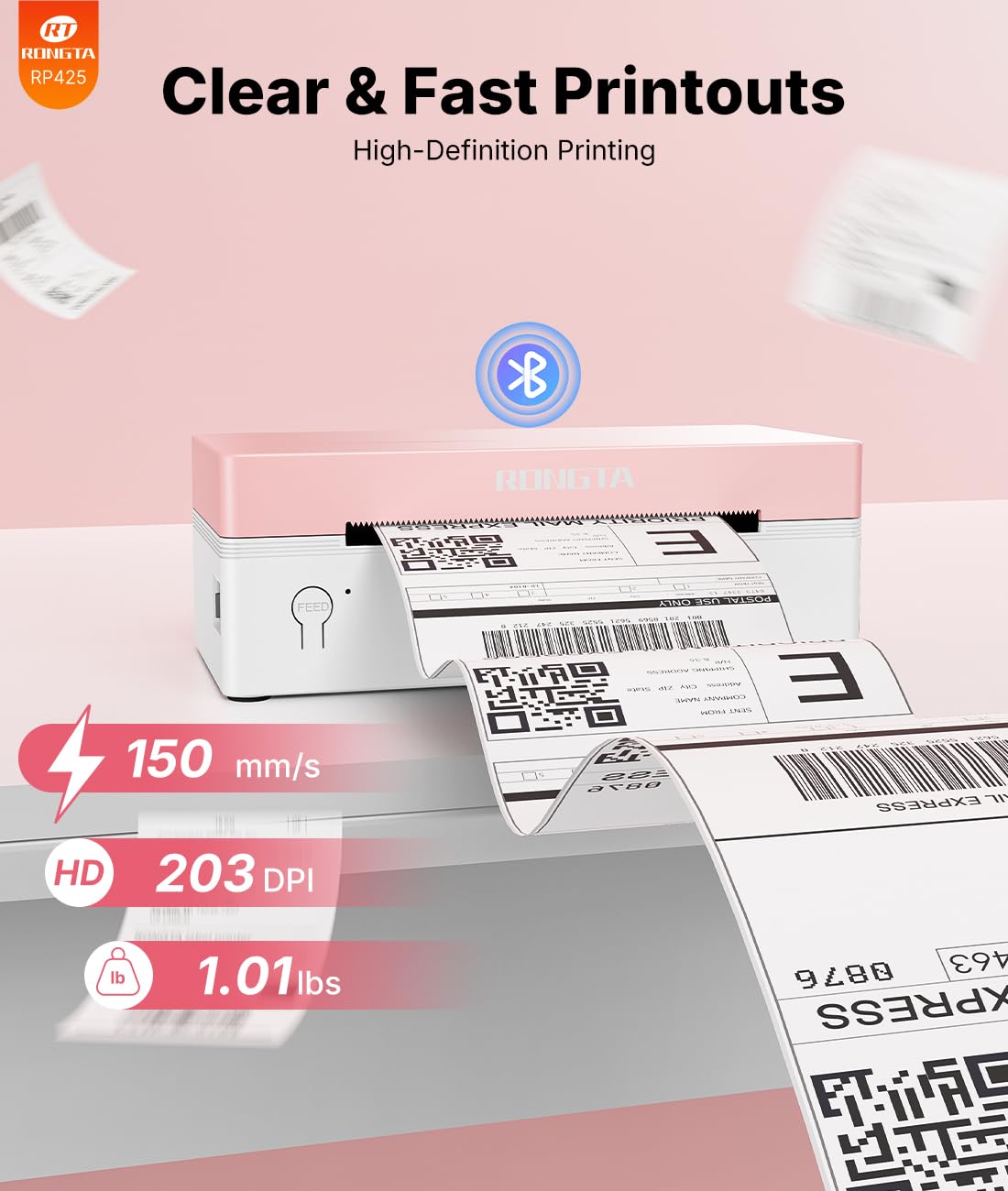 Bluetooth Thermal Label Printer Q299