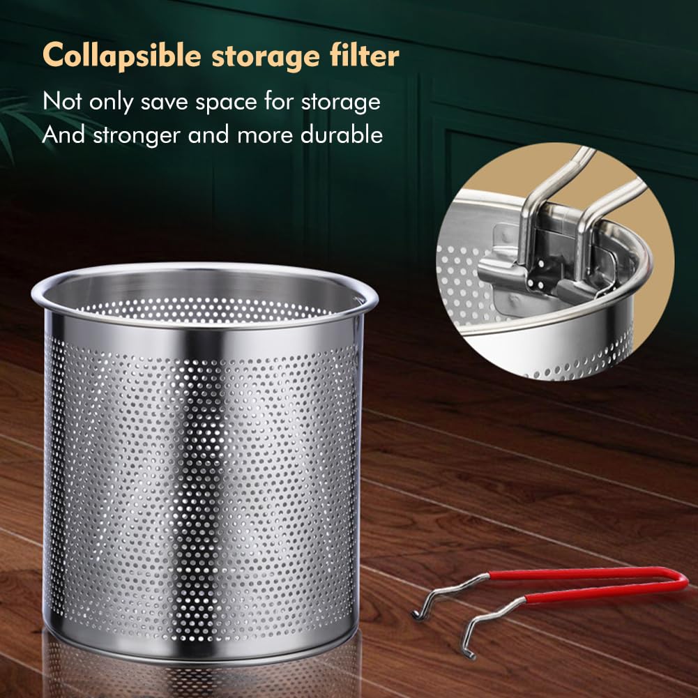Small Stainless Steel Deep Fryer Pot with Basket O220895