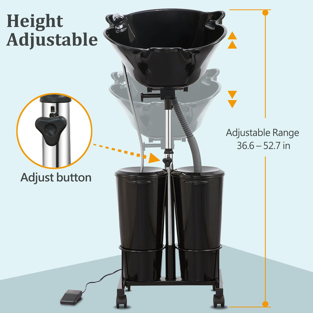 Portable Shampoo Bowl with Electric Pump Q7009