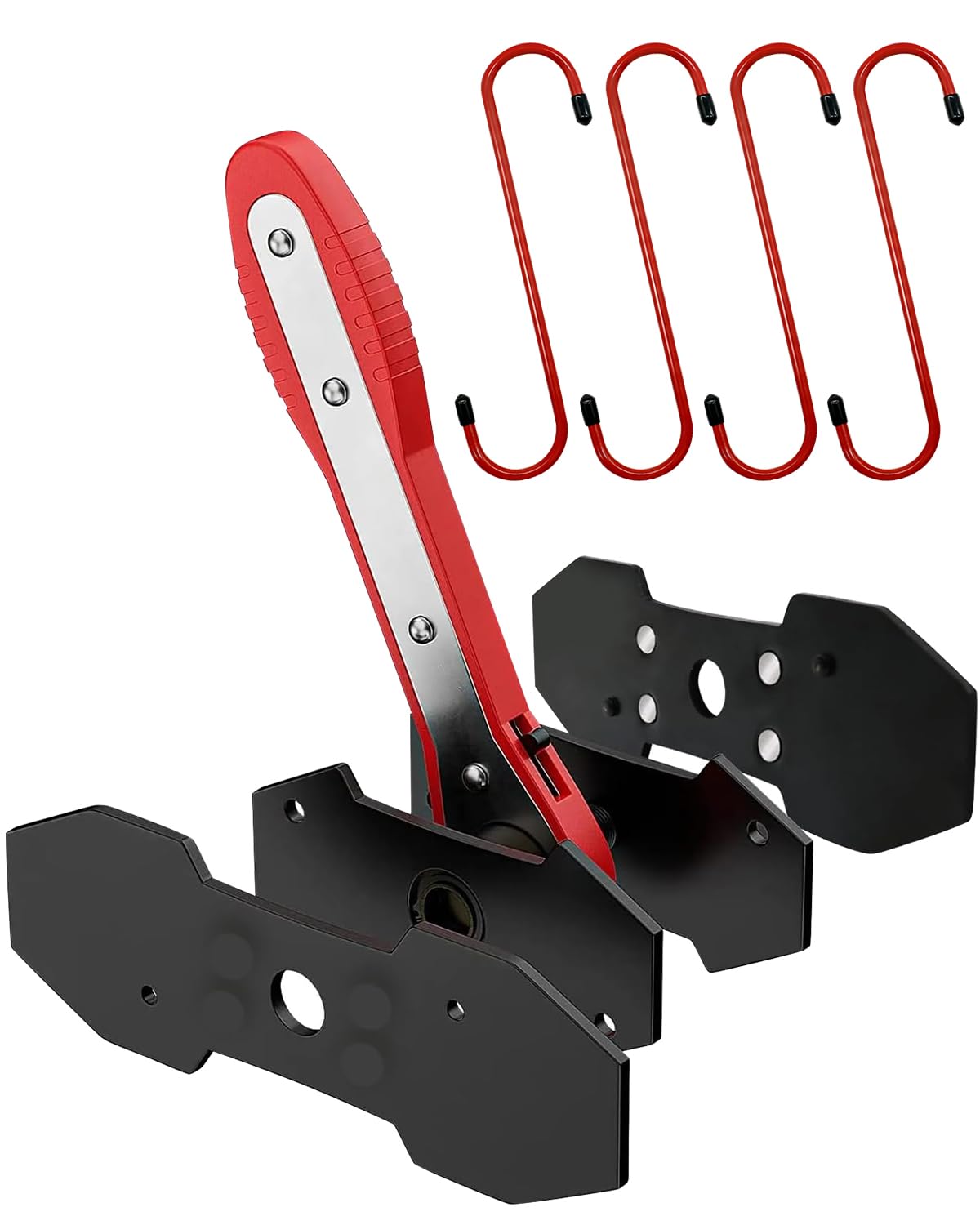 Brake Caliper Compression Tool with 2PCS Large Plates and 4 Hanger Hooks V405