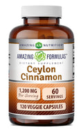 Ceylon Cinnamon 1200 Mg Vegetarian Capsules S303