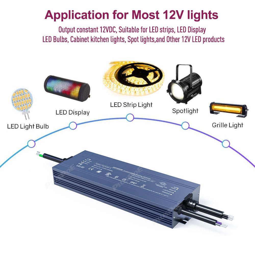 200W Dimmable LED Driver 12V C71376