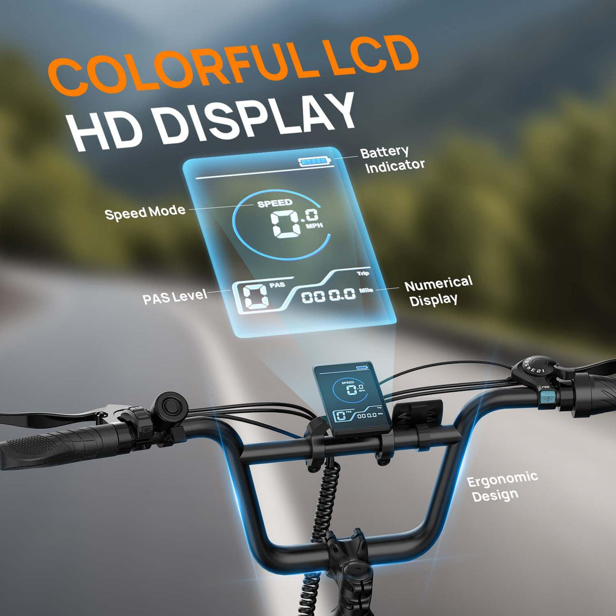 20" Fat Tire Electric Bike with 1000W Motor M48051
