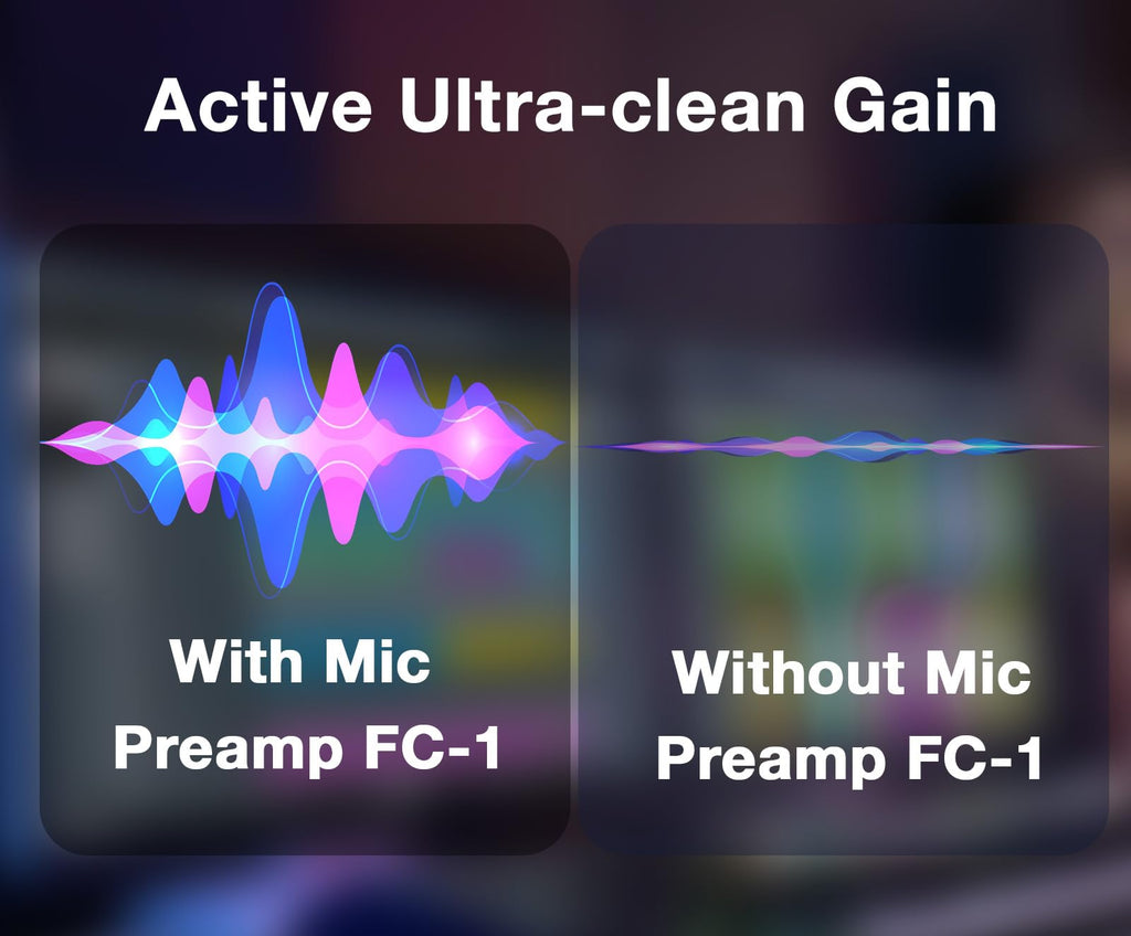 Dynamic Mic Preamp Gain Booster V822