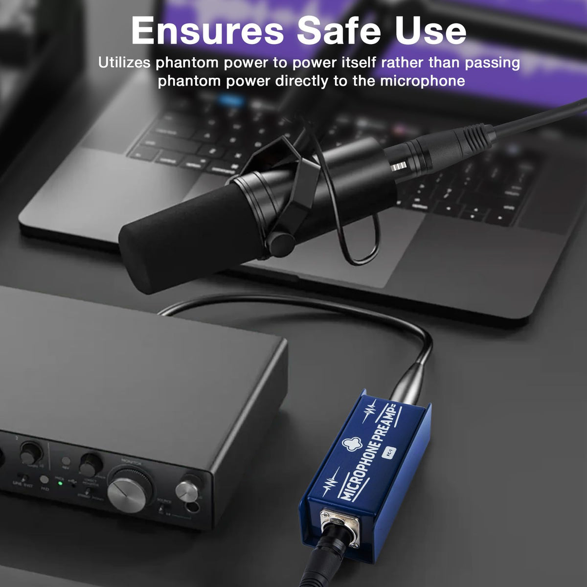 Dynamic Mic Preamp Gain Booster V822