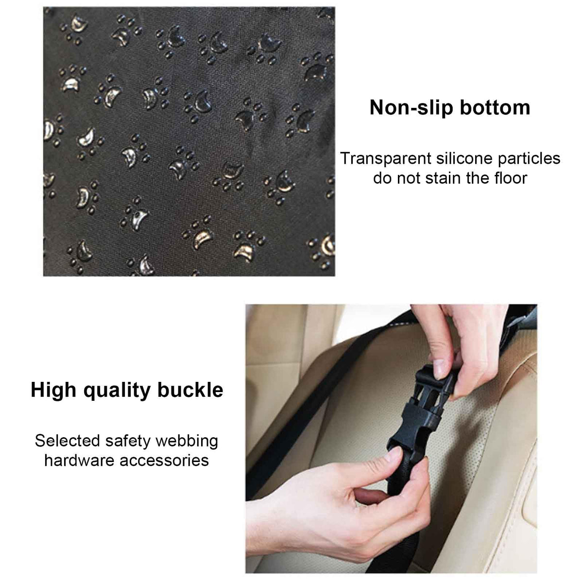 2-in-1 Waterproof Pet Car Seat & Car Bed X567