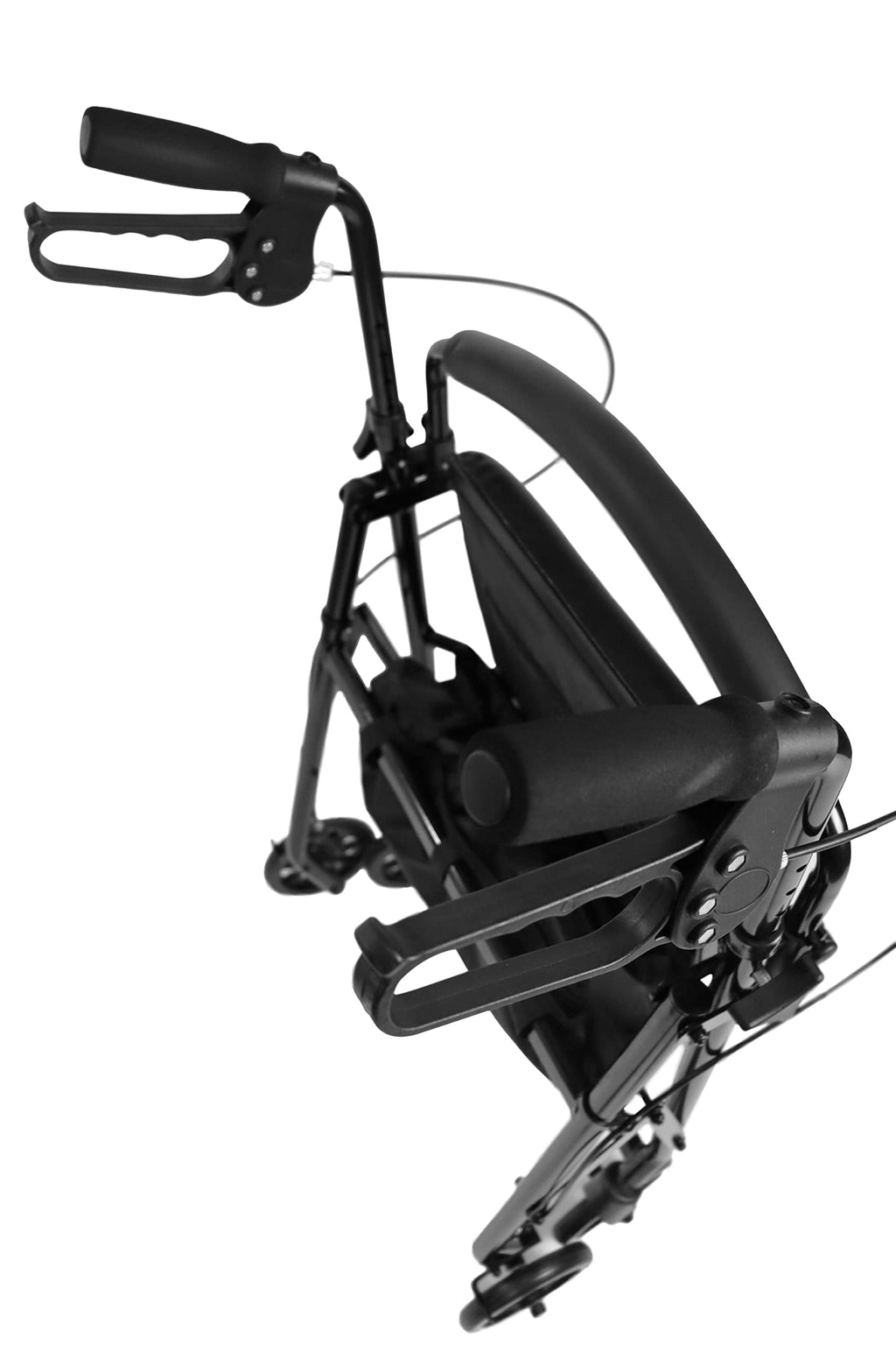 Foldable 4 Wheel Rollator Walker with Seat N35324
