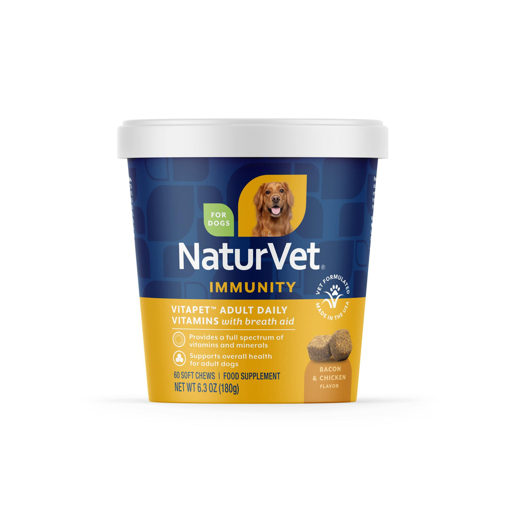 Adult Daily Vitamins with Breath Aid for Dogs 60 Ct Z280