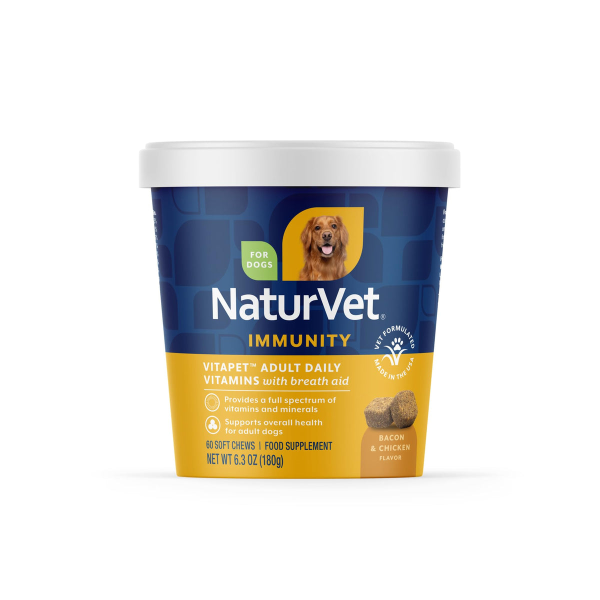 Adult Daily Vitamins with Breath Aid for Dogs 60 Ct Z280