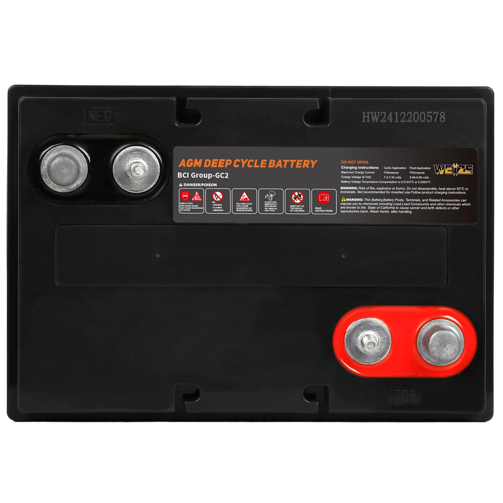 6V 240ah Deep Cycle AGM Battery Z8079