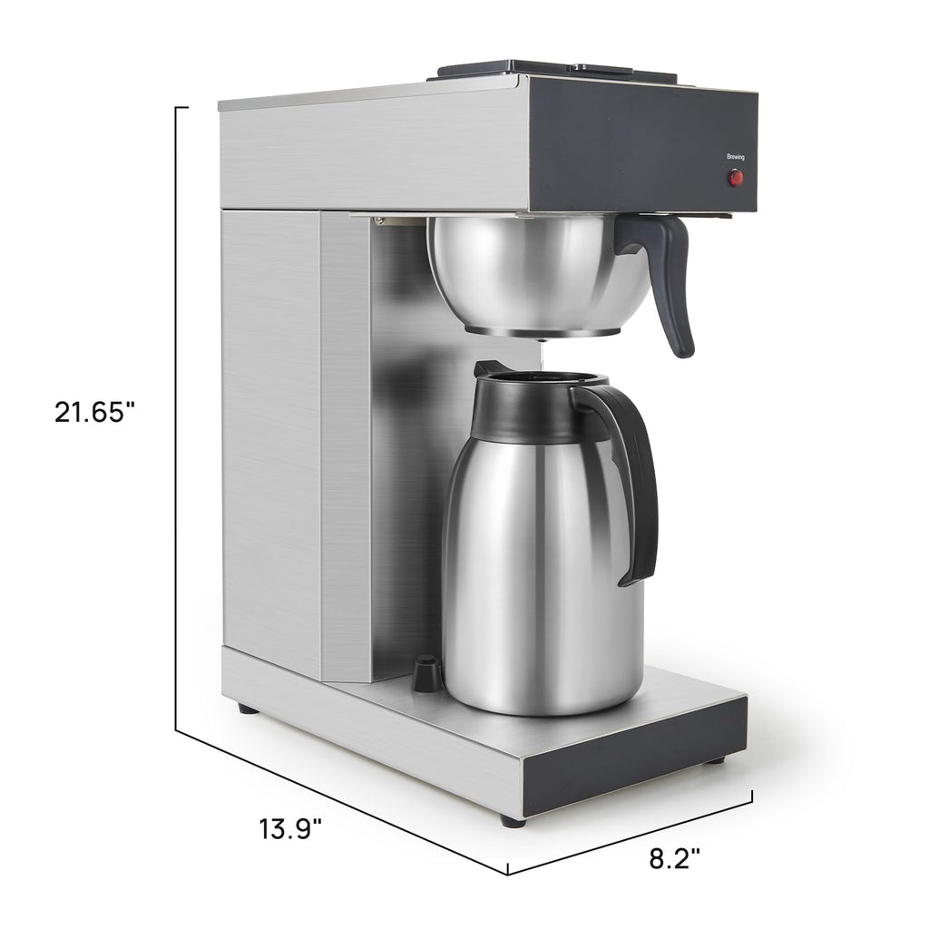 12-Cup Commercial Coffee Maker with Thermal Carafe E6422