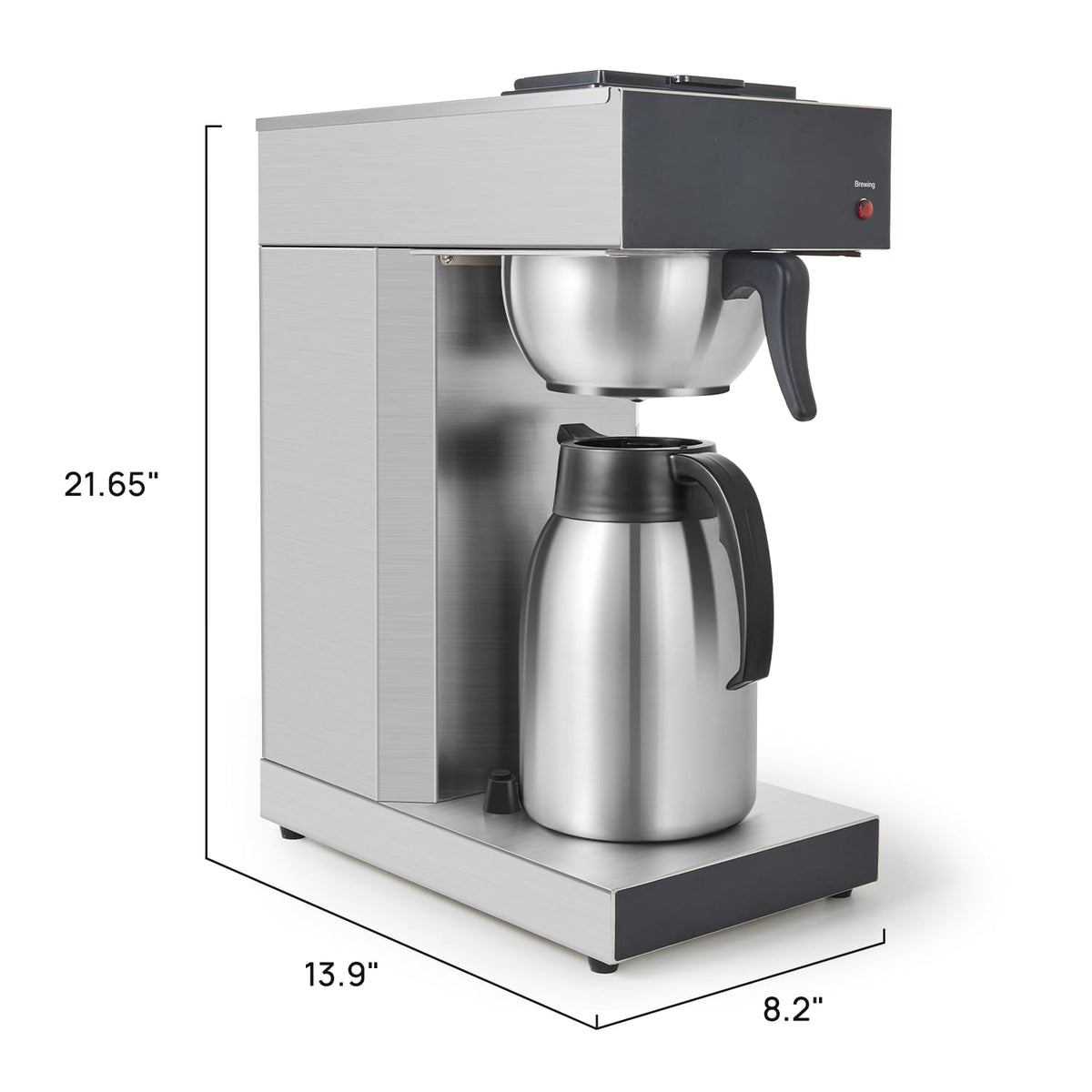 12-Cup Commercial Coffee Maker with Thermal Carafe E6422
