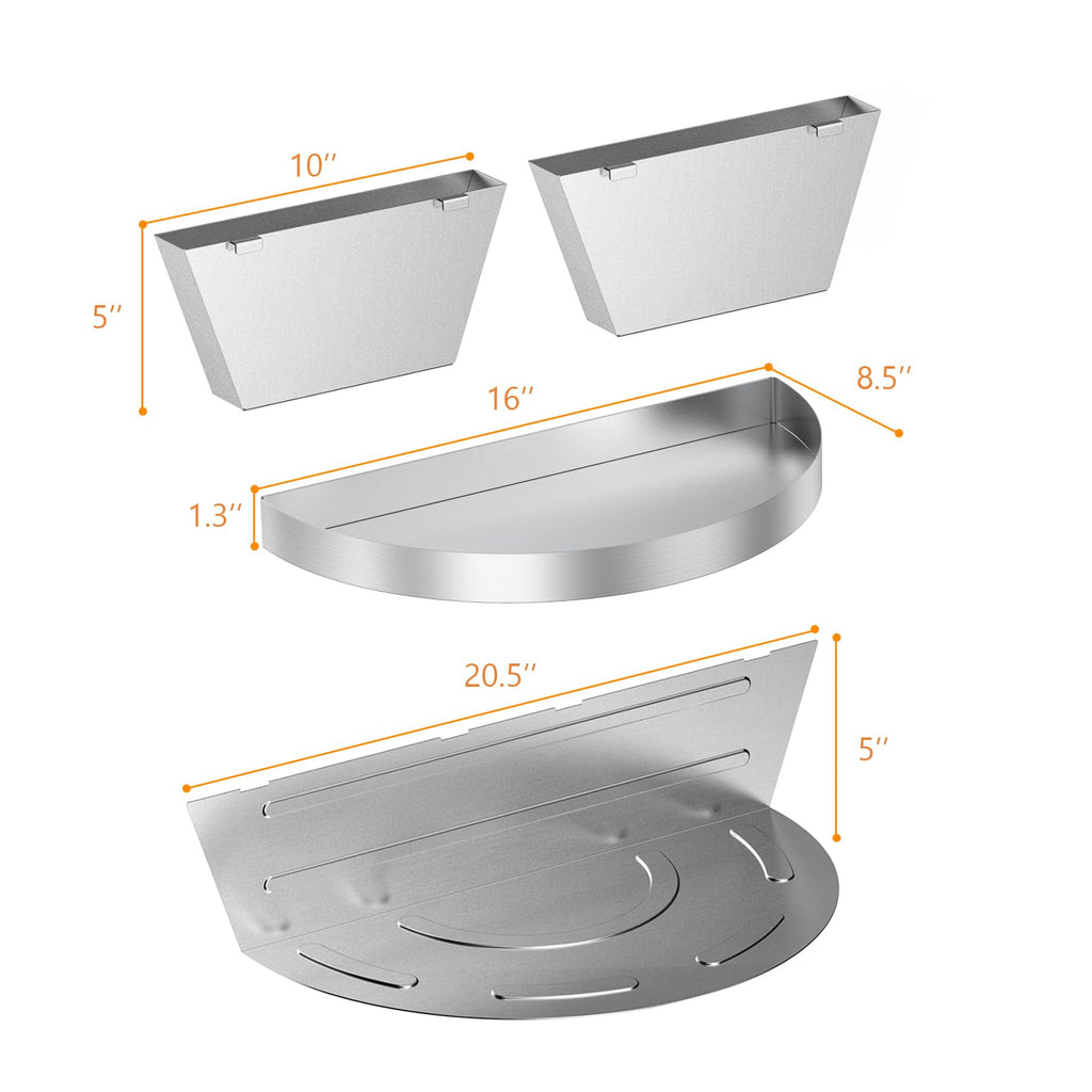 Charcoal Divider Drip Pan F66505