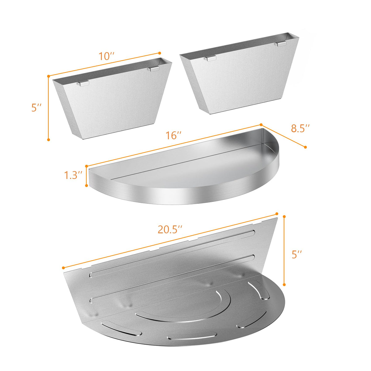Charcoal Divider Drip Pan F66505