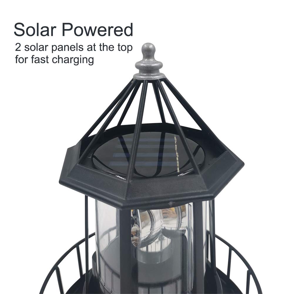 Solar Powered LED Lighthouse G25558