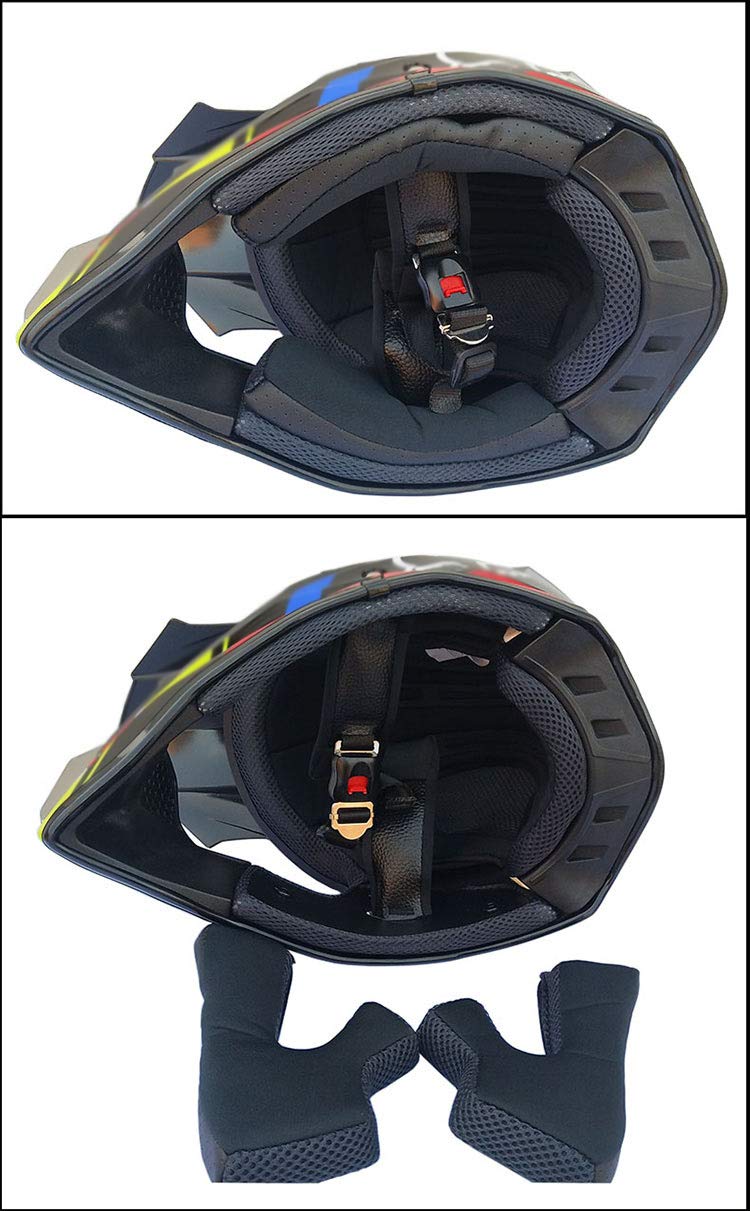 Full Face Motocross Off Road Dirt Bike Helmet Q477348