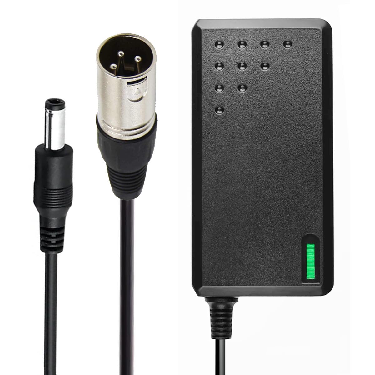 42V 3-Pin XLR Charger Class 2 Power Supply Cord N453