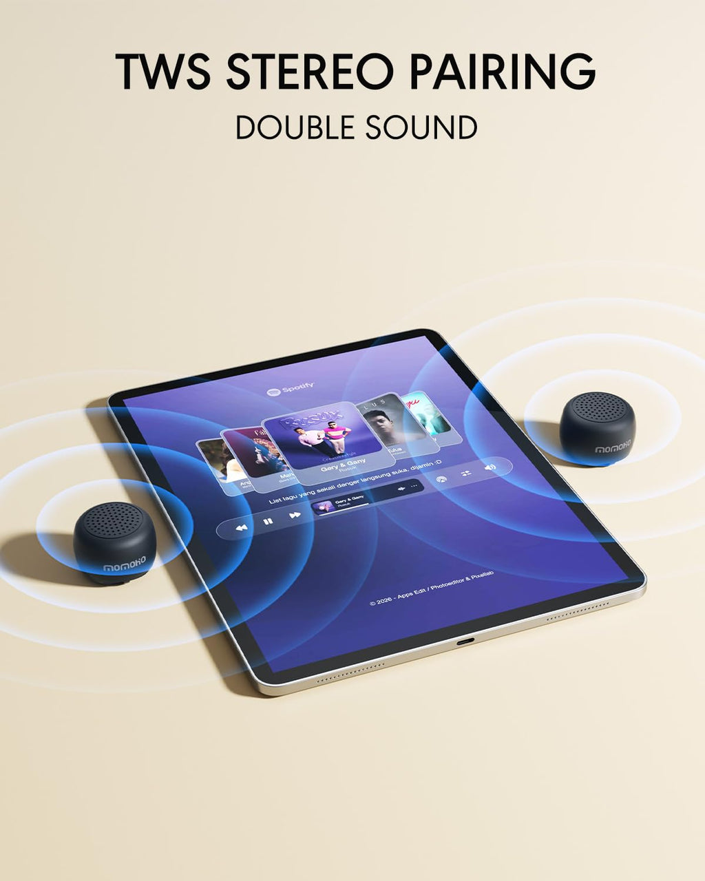 Mini Bluetooth Speaker with Built in Mic Q713575