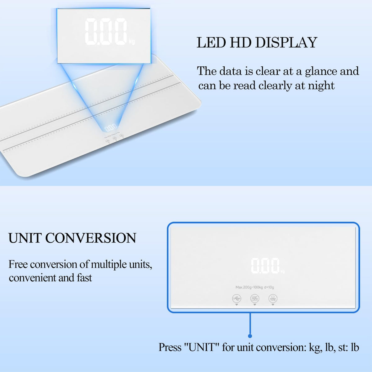 Digital Pet Scale, Baby Scale White N5747