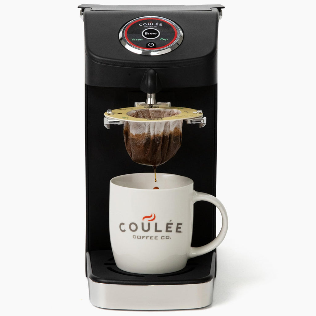 Single Serve Pour Over Coffee Maker Stainless Steel Black U9989