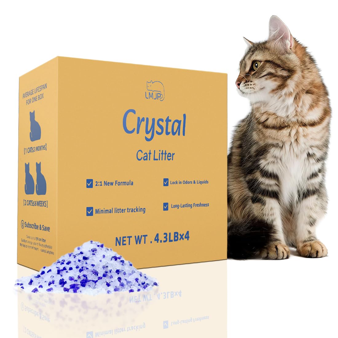 Crystal Cat Litter 17.2lb F897
