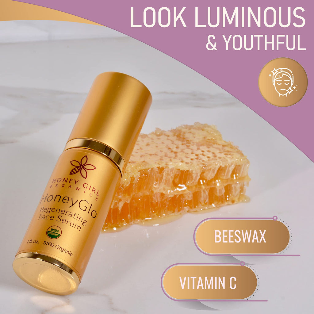 USDA Certified Organic Face Serum with Vitamin C and EVOO 1 oz H244