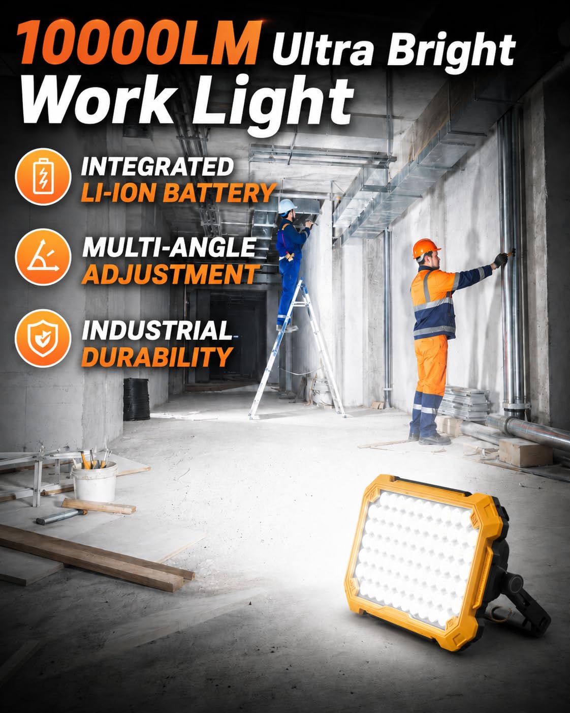 Rechargeable Magnetic LED Work Light V6722