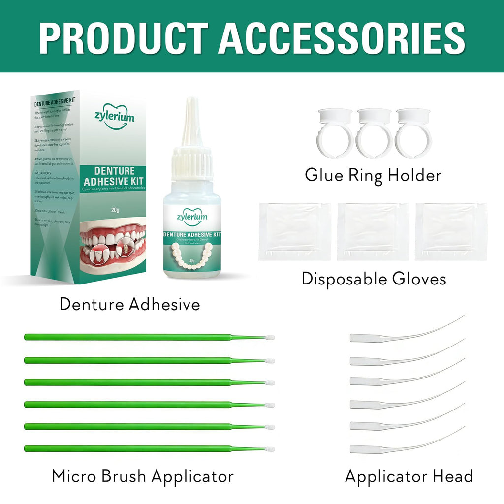 Denture Repair Kit Dental Glue 0.7OZ N990201