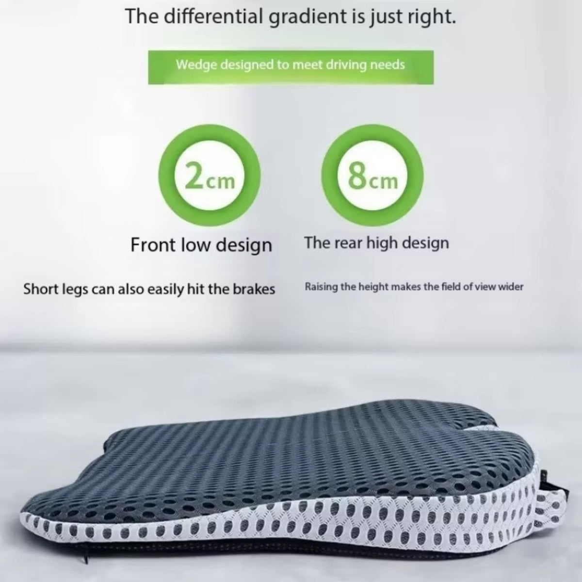 Memory Foam Car Seat Booster Cushion J5859