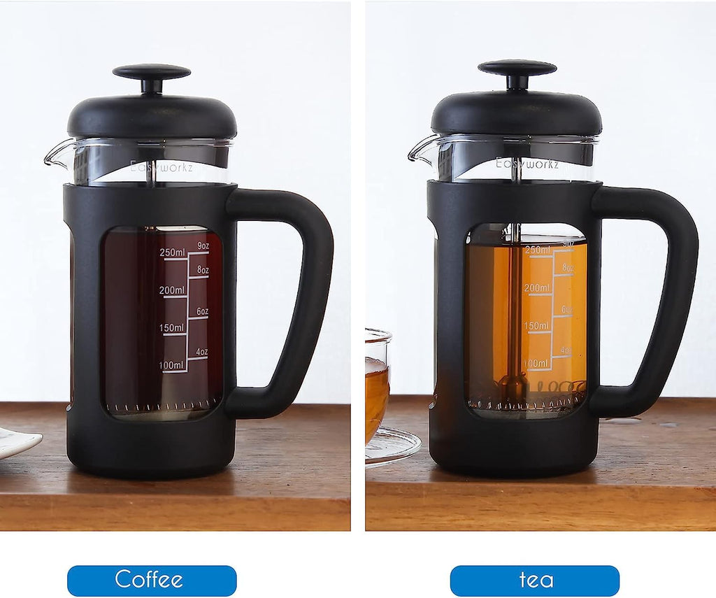 12 oz French Press with 5 oz Stainless Steel Espresso Cups I152