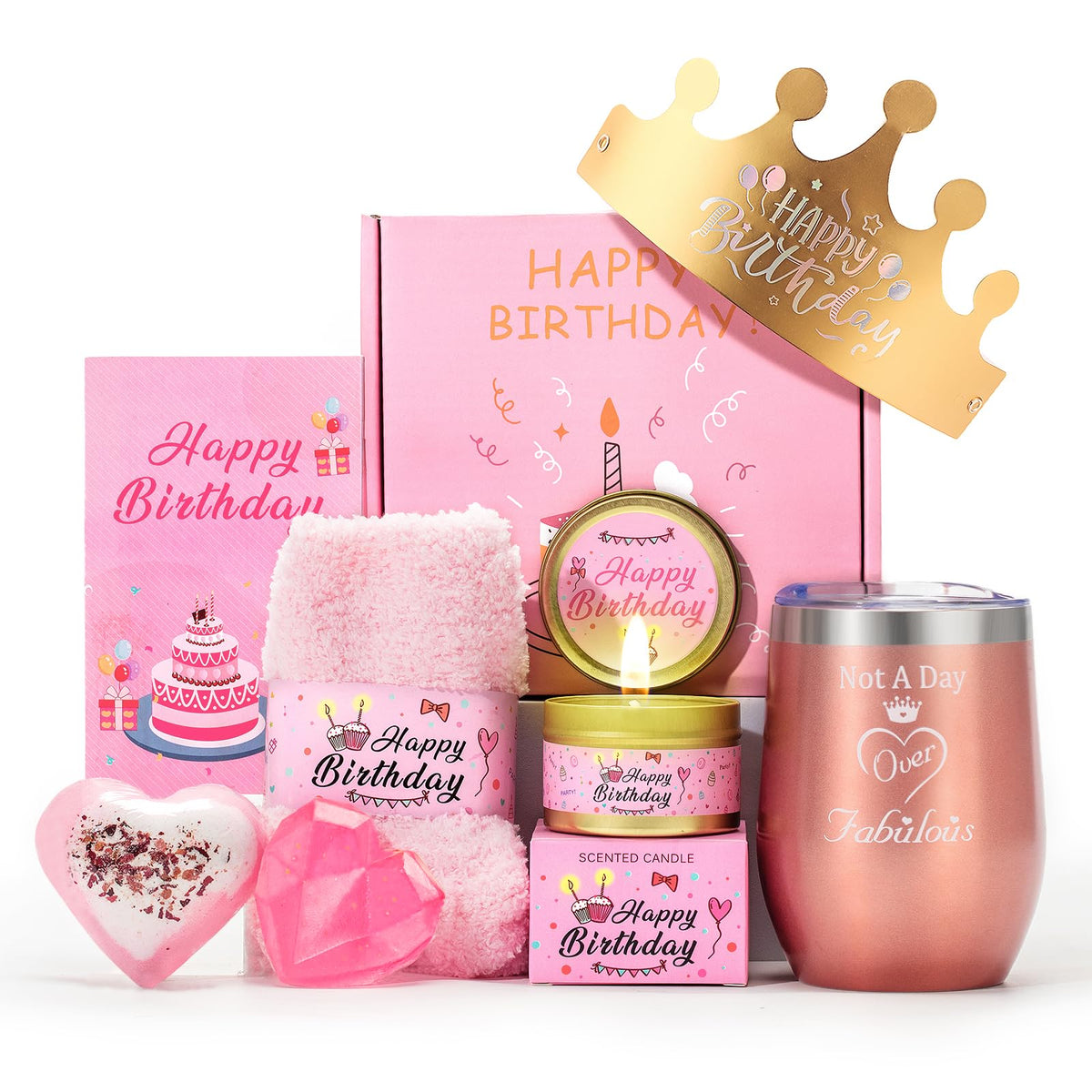 Pink Gift Basket T962