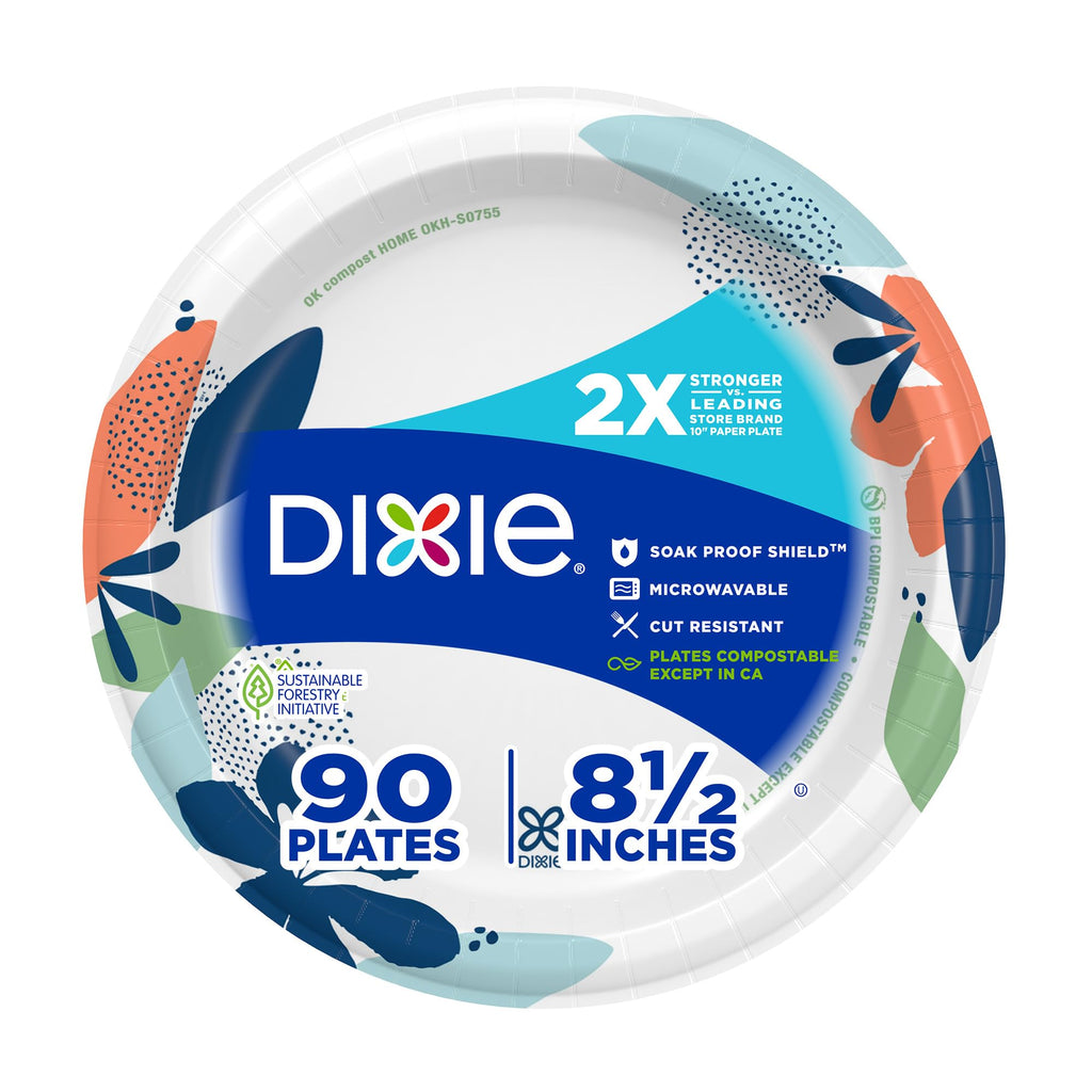 8.5 Inch 90 Count Disposable Paper Plates I675