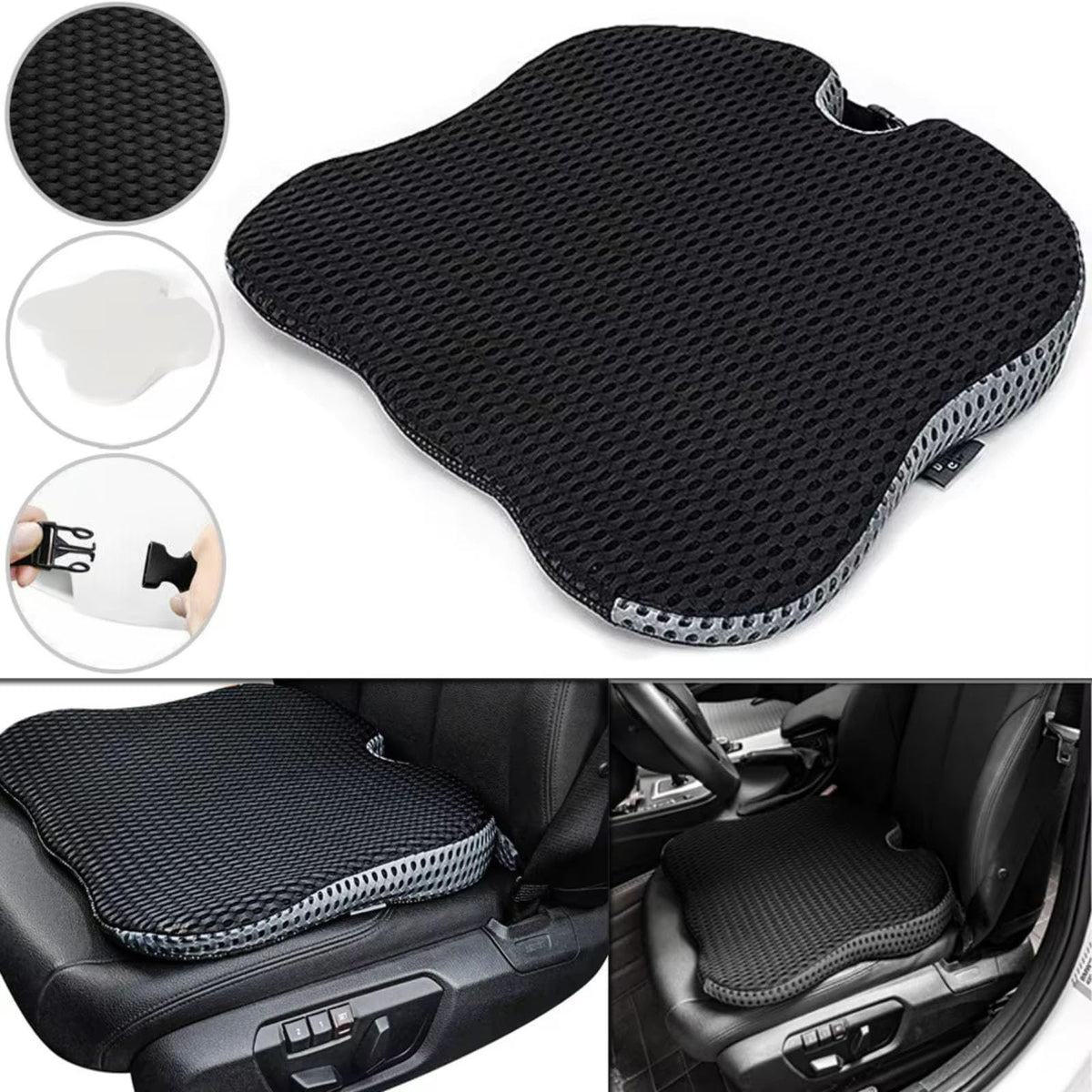 Memory Foam Car Seat Booster Cushion J5859