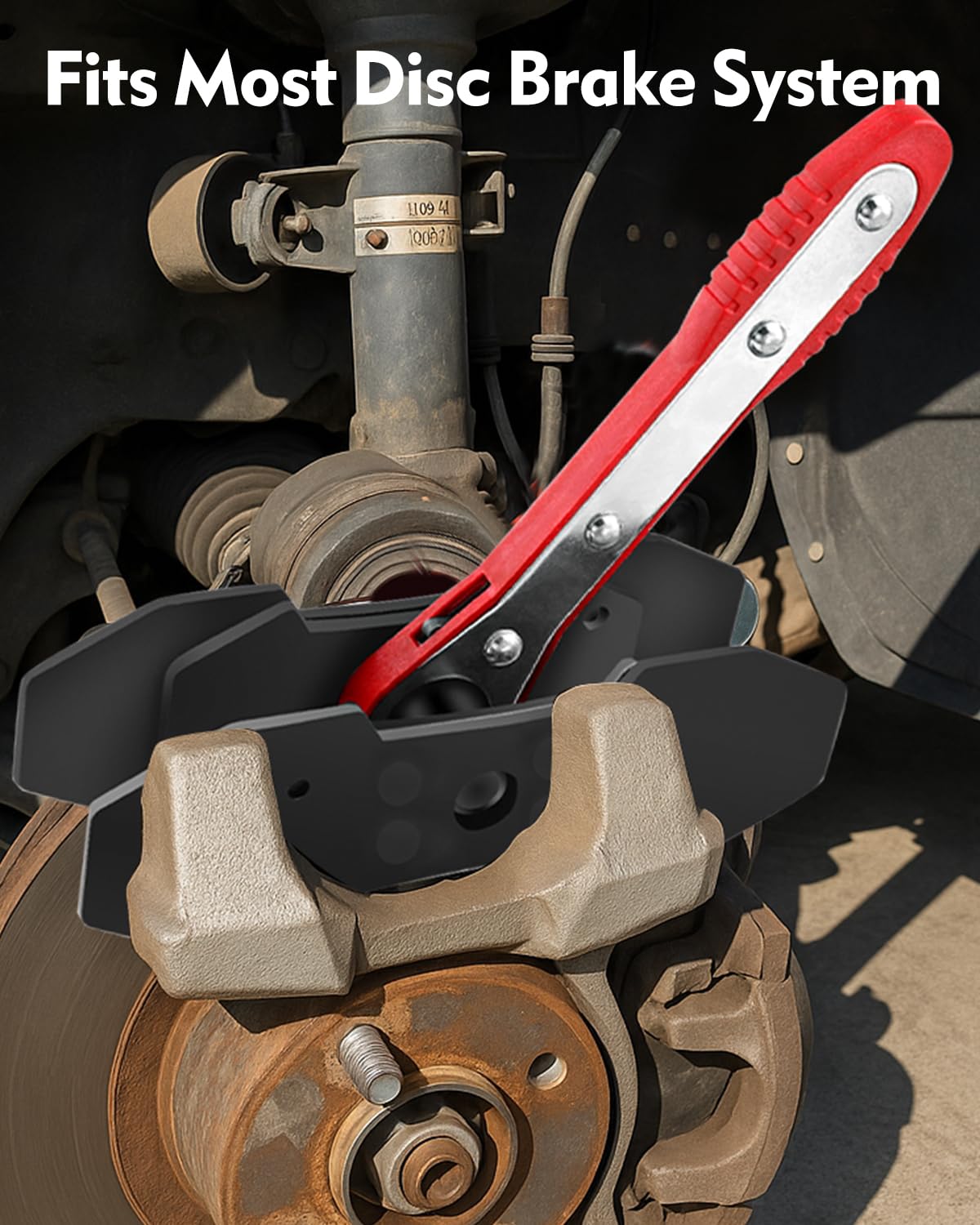 Brake Caliper Compression Tool with 2PCS Large Plates and 4 Hanger Hooks V405