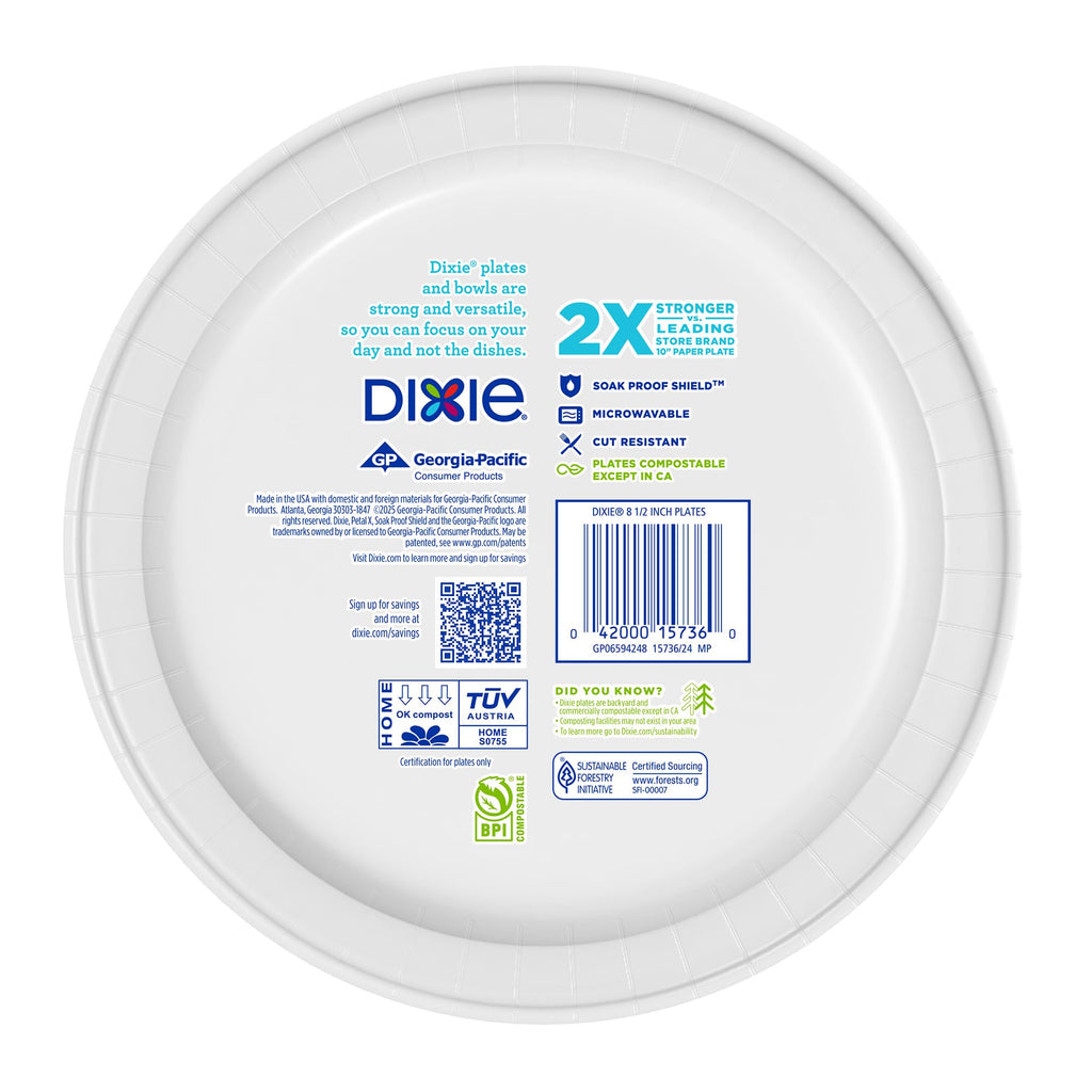 8.5 Inch 90 Count Disposable Paper Plates I675