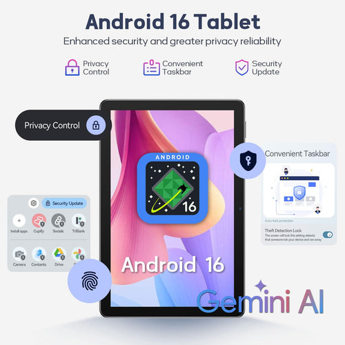 10 Inch Android Tablet with Keyboard 128GB O637258