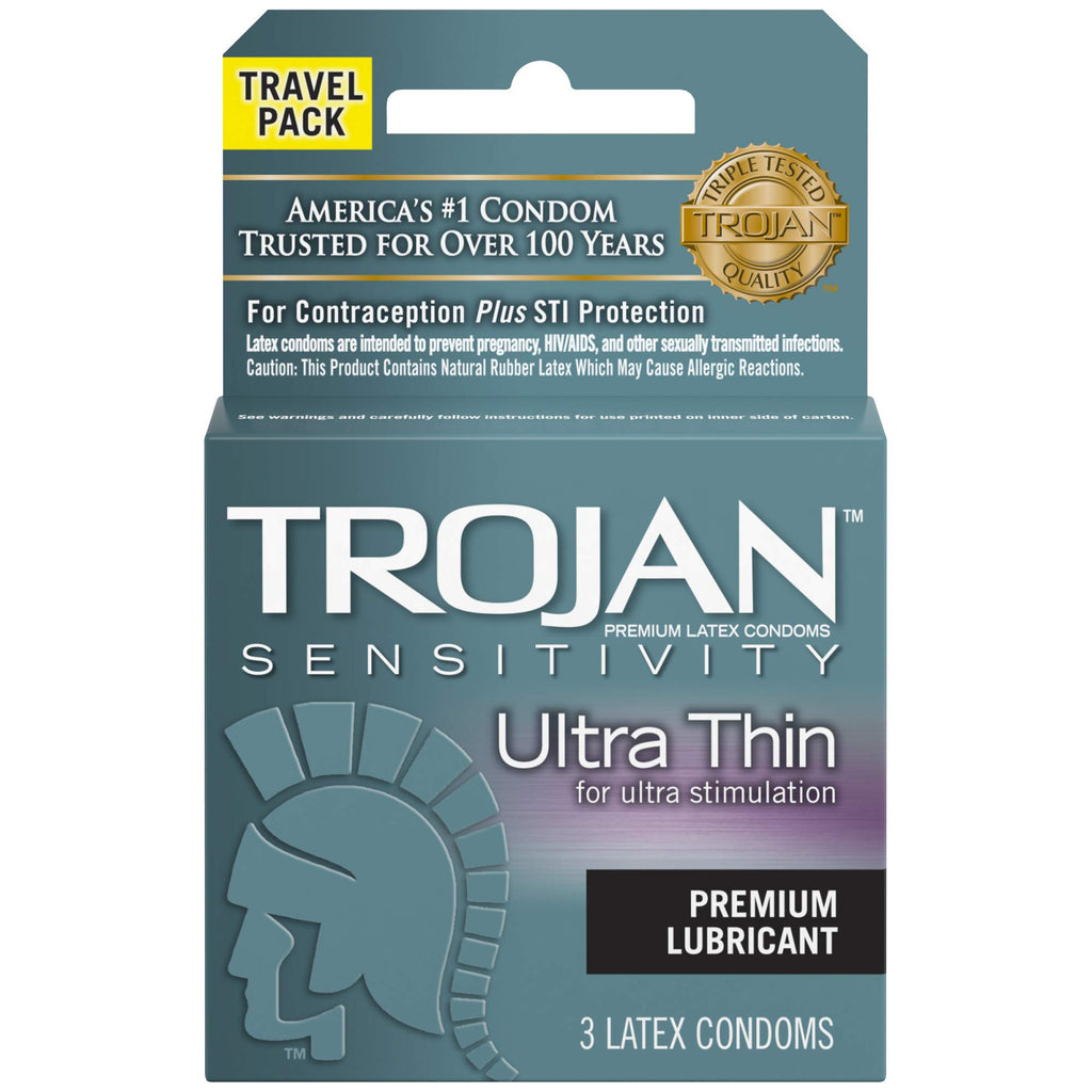 Ultra Thin Lubricated Condoms 3 Count G1141