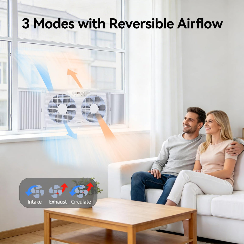 9'' Window Fan with Thermostat K54715