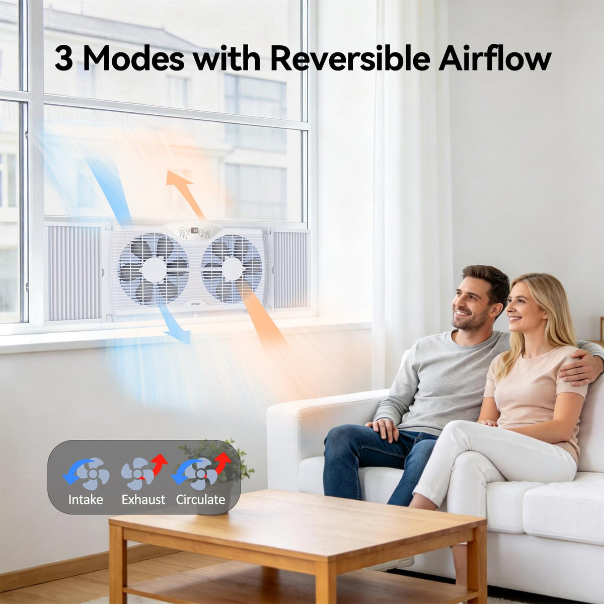 9'' Window Fan with Thermostat K54715